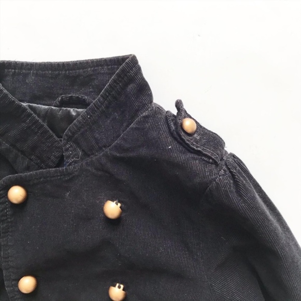 Babygap black corduroy light band jacket EUC 5T - Picture 3 of 6